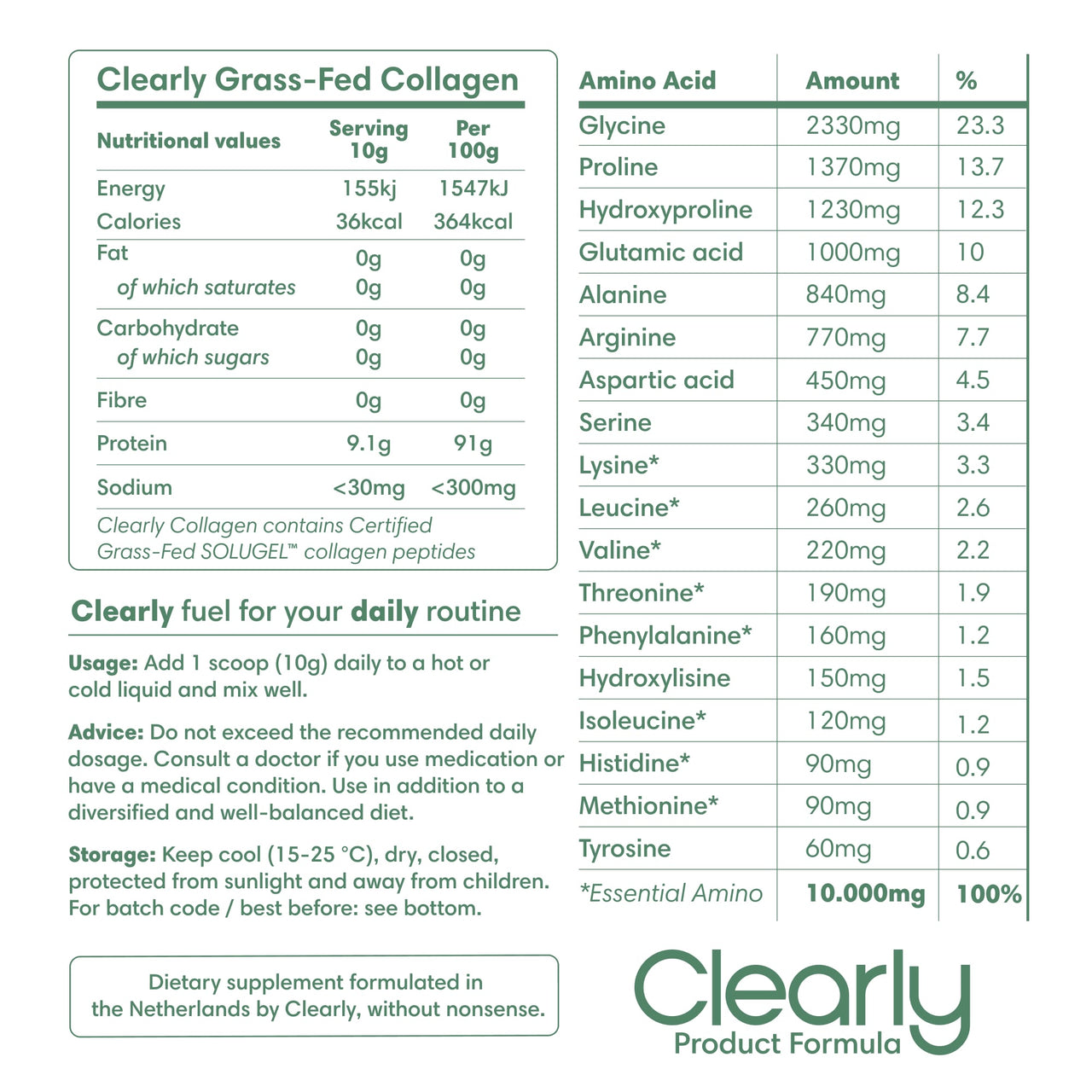  Clearly - Grass-fed Collagen