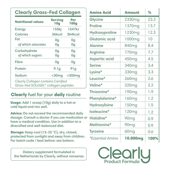  Clearly - Grass-fed Collagen