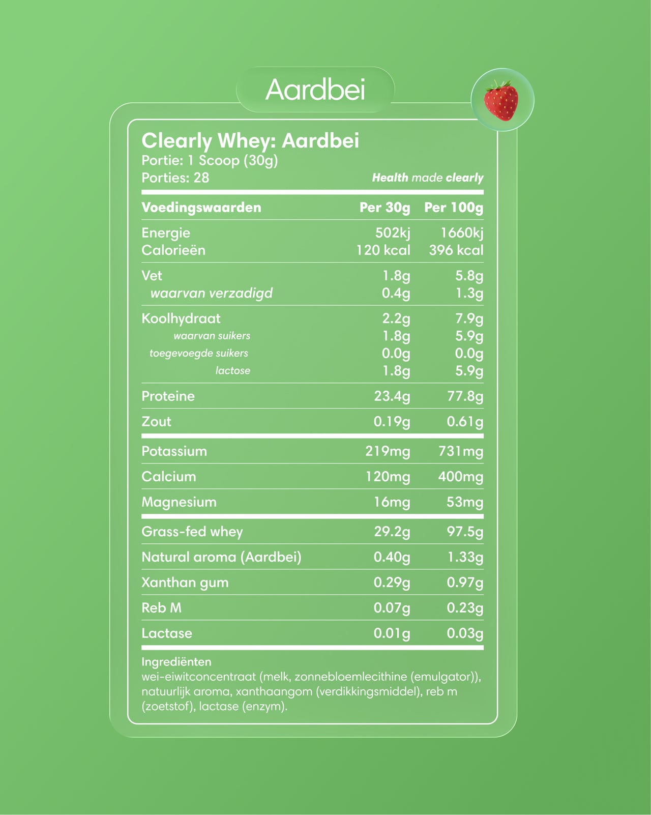 Grass-fed Whey