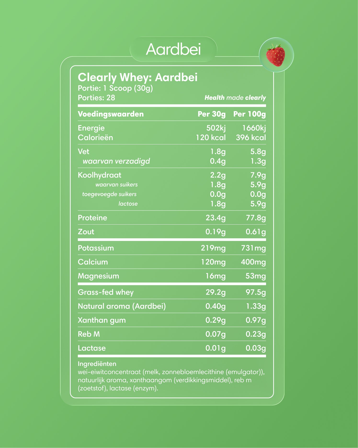 Grass-fed Whey